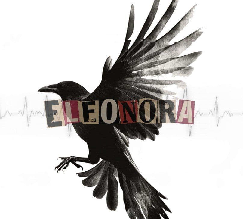 Afiche de Eleonora: un cuervo con las alas abiertas